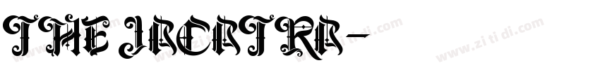 THE JACATRA字体转换